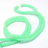 Baking Paint Imitation Jade Glass Round Bead Strands DGLA-Q021-10mm-22-3