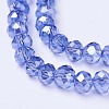 Electroplate Glass Beads Strands EGLA-A034-T4mm-A17-3