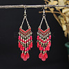 Alloy Enamel Chandelier Earrings FS-WG9EBC6-06-1