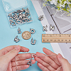 26Pcs 26 Styles 304 Stainless Steel Pendants STAS-WR0001-37P-3