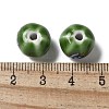 Vintage Porcelain Pumpkin Beads PORC-L080-H11-3