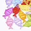 Transparent Acrylic Pendants TACR-S133-021-1