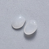 Spray Painted Imitation Jade Glass Charms GLAA-R211-05-J11-2