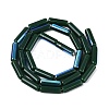 Electroplate Opaque Glass Beads Strands EGLA-Q132-02A-F03-2