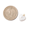 Natural Baroque Pearl Keshi Pearl Pendants PALLOY-JF04777-02-3
