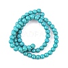 Synthetic Turquoise Beads Strands TURQ-G106-6mm-02E-3