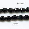 Crystal Glass Beads Strands X-GLAA-D034-15x10mm-14-1