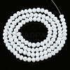 Electroplate Glass Beads Strands EGLA-A044-P6mm-A01-4