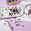 1200Pcs 12 Colors Opaque Acrylic European Beads MACR-TA0001-20-7