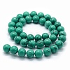 Synthetic Turquoise Beads Strands G-P386-02-6mm-2