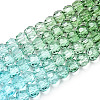 Transparent Glass Beads Strands GLAA-E036-07L-2