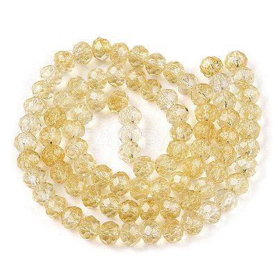 Transparent Glass Beads Strands GLAA-T023-6mm-A17-1