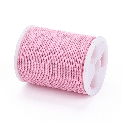 Round Waxed Polyester Cord YC-G006-01-1.0mm-05-1