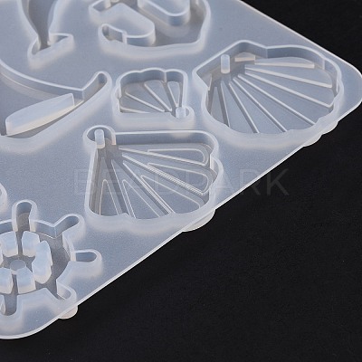 DIY Ocean Theme Pendants Silicone Molds DIY-C077-01A-1