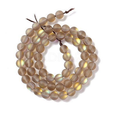 Synthetic Moonstone Beads Strands G-E573-01A-07-1