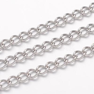 Tarnish Resistant 304 Stainless Steel Twisted Chains CHS-H007-24P-1