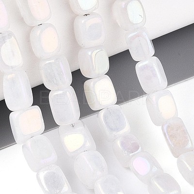Electroplate Natural Quartz Crystal Beads Strands G-T144-32-1