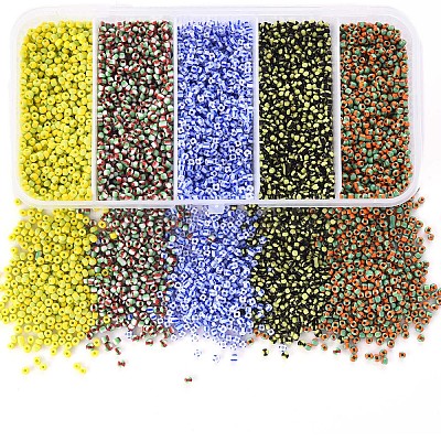 12/0 Opaque Colours Seep Glass Beads SEED-YW0001-09C-1