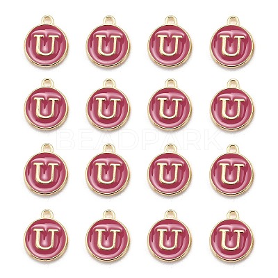 Golden Plated Alloy Enamel Charms LS-ENAM-S118-08U-1