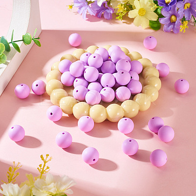 50Pcs Food Grade Eco-Friendly Silicone Beads SIL-TADJ0001-03C-1