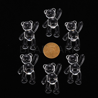Transparent Acrylic Beads LS-X-MACR-S373-01B-205-1