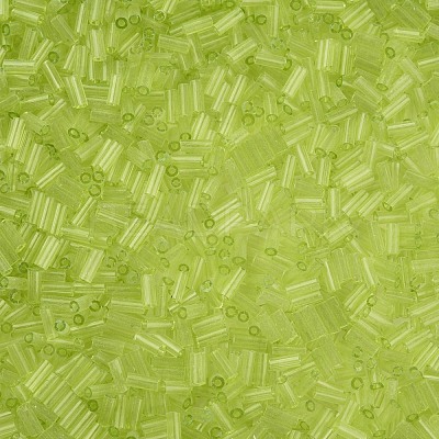 Transparent Glass Bugle Beads SEED-N005-001-C13-1