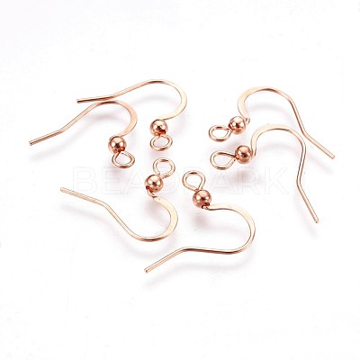 316 Surgical Stainless Steel Earring Hooks X-STAS-P220-13RG-1
