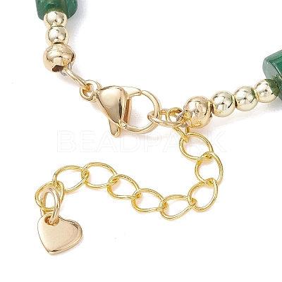 Natural Lapis Lazuli/Natural Apatite/Natural Hawk's Eye/Natural Emerald Column Beaded Bracelets for Women BJEW-JB13115-1
