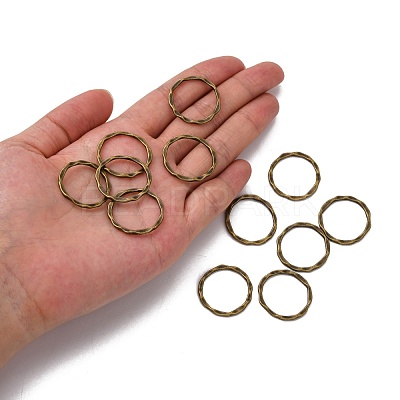 Tibetan Style Linking Rings PALLOY-A017-AB-FF-1