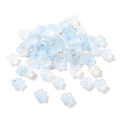 Acrylic Bead Caps OACR-Z028-03F-1