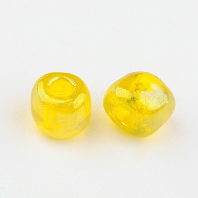 Transparent Rainbow Colours Round Glass Seed Beads X-SEED-A007-4mm-170-1