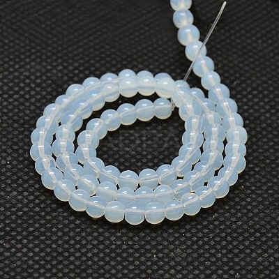 Round Opalite Beads Strands X-GLAA-F033-8mm-01-1