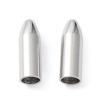 Non-Tarnish 304 Stainless Steel Cord Ends LS-STAS-P327-13P-1
