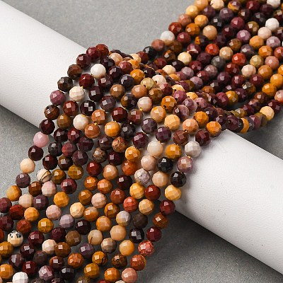 Natural Mookaite Beads Strands G-D320-A05-4mm-1