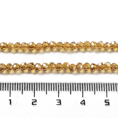 Electroplate Transparent Glass Beads Strands LS-EGLA-A035-T3mm-A04-1