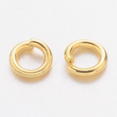 Brass Open Jump Rings X-JRC4MM-G-1