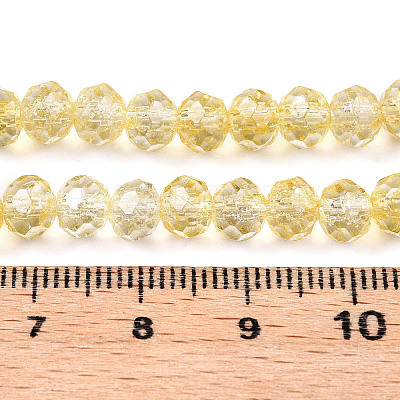 Transparent Glass Beads Strands GLAA-T023-6mm-A17-1