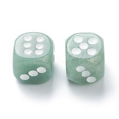 Natural Green Aventurine Cabochons G-M378-02L-1