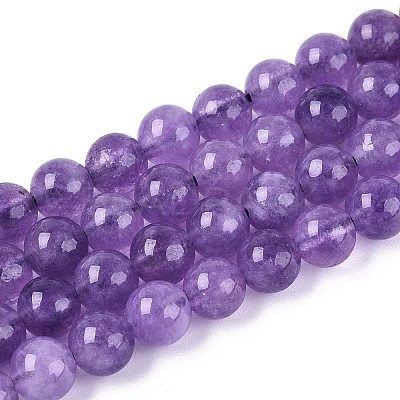 Natural Quartz Beads Strands G-T144-6mm-10D-1