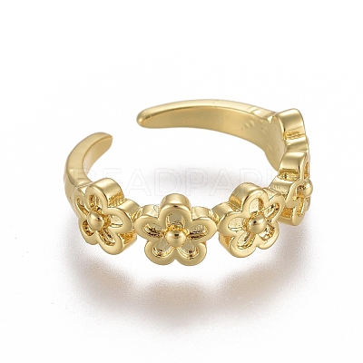 Adjustable Brass Toe Rings RJEW-EE0002-14G-1
