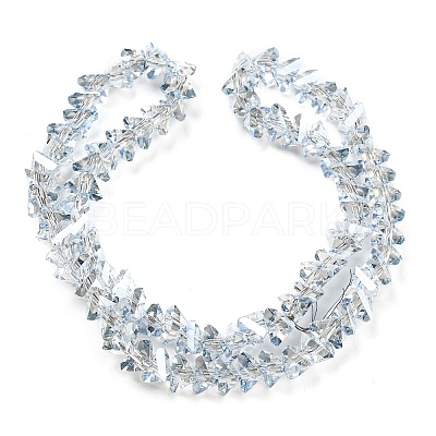 Electroplate Transparent Glass Beads Strands X1-EGLA-P052-02A-PL01-1