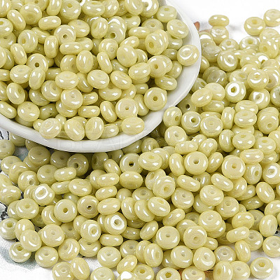 Opaque Colours Luster Glass Seed Beads X1-SEED-P008-01C-08-1
