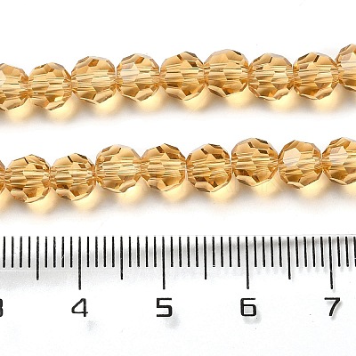 Transparent Glass Beads EGLA-A035-T6mm-D17-1