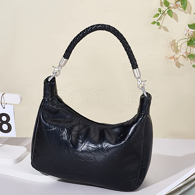 Braided Round Imitation Leather Bag Handles FIND-WH0139-955A-1