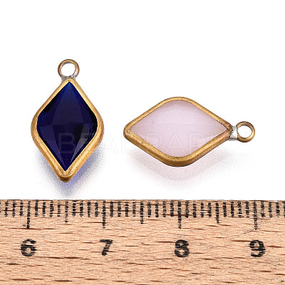 4Pcs Glass Pendants GLAA-YW0001-42-1