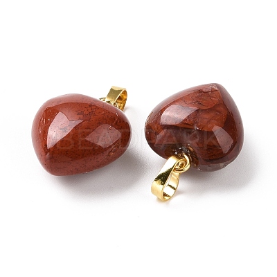 Natural Red Jasper Pendants G-I311-A25-G-1