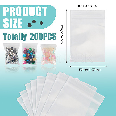 Transparent Plastic Resealable Packaging Bags OPP-TADJ0001-05D-1
