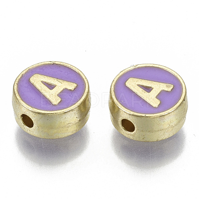 Alloy Enamel Beads X-ENAM-S122-028A-NR-1