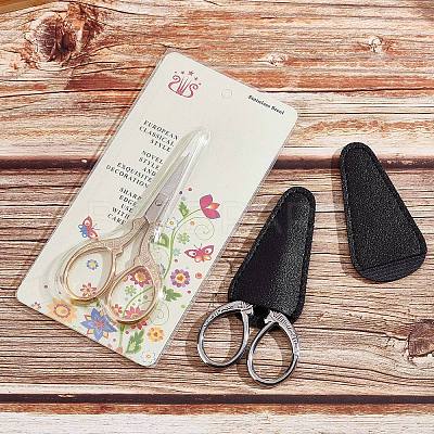 2Pcs Stainless Steel Sewing Scissors TOOL-SC0001-26-1
