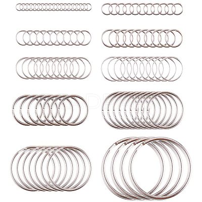 Iron Double Loops Jump Rings Split Rings and Iron Split Key Rings PH-IFIN-G079-05P-1